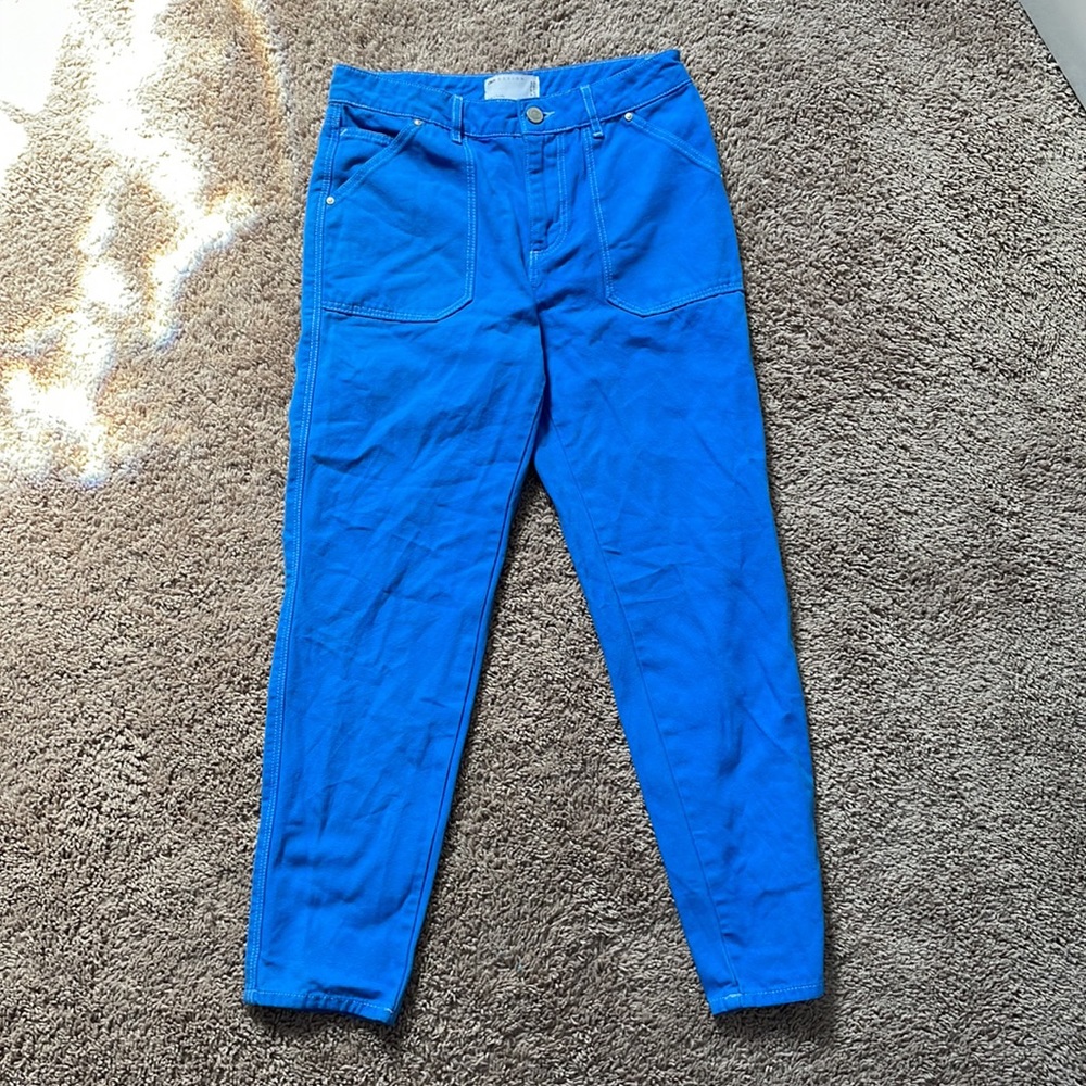 cobalt blue asos jeans 28"W 32"L excellent condition cargo style pockets